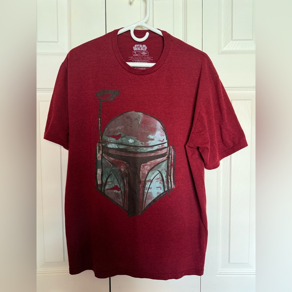 Star Wars Red Boba Fett Short Sleeve Tee